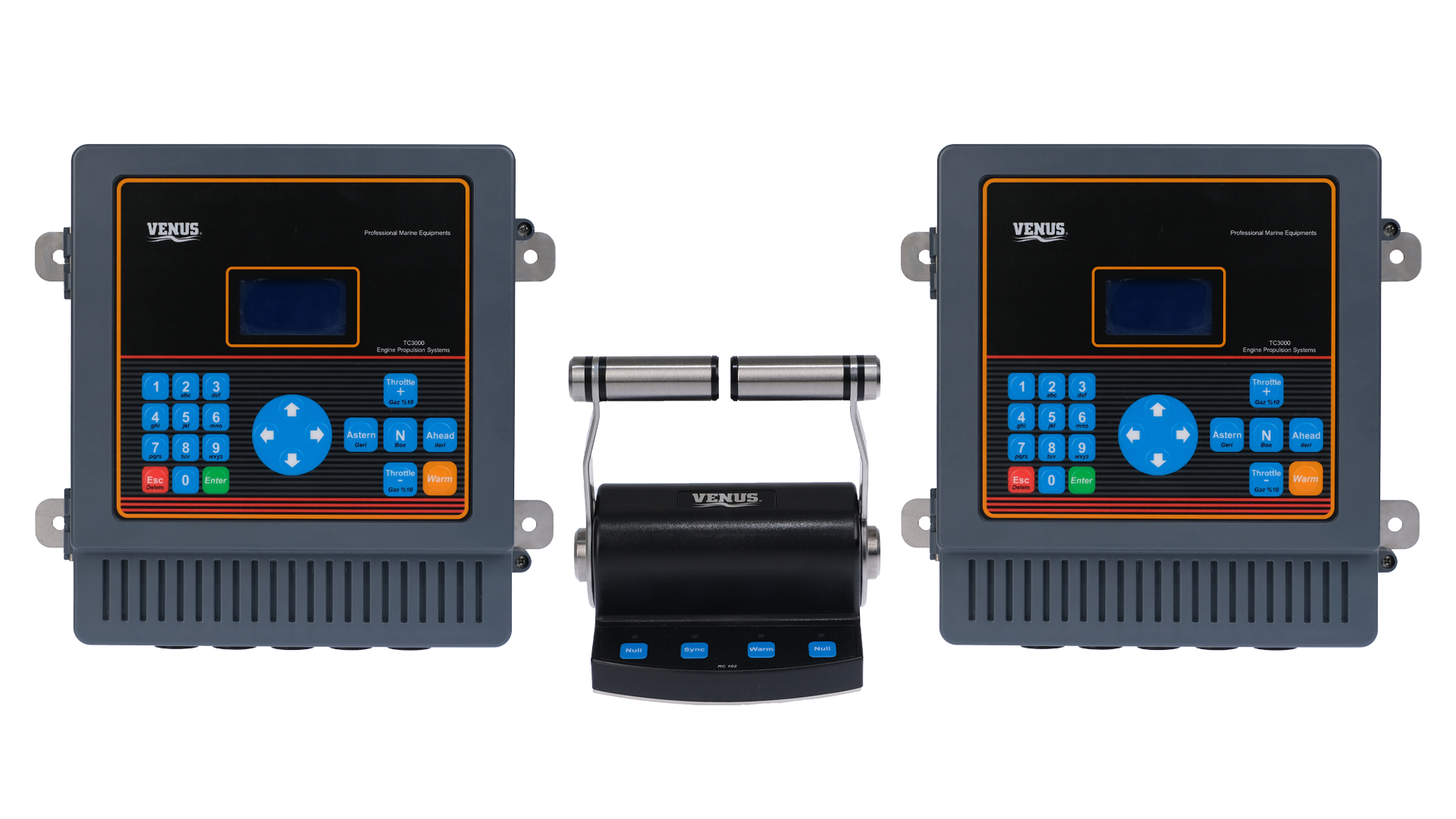 TC3000 & RC202 Elektronik Kumanda Kolu (İki Makine)